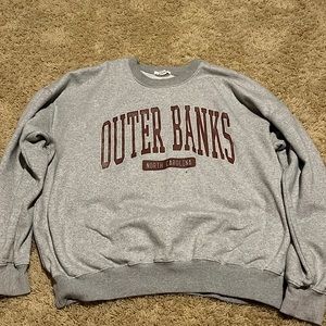 Grey Outer Banks North Carolina Sweatshirt